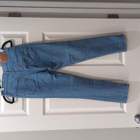 Blue Jeans - Levi Strauss 725 High Rise Straight- blue light stripe size 26 - Picture 4 of 9